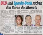 Zeitunsausschnitt: "Baron des Monats"