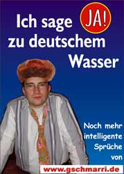 Ich sage JA! zu deutschem Wasser